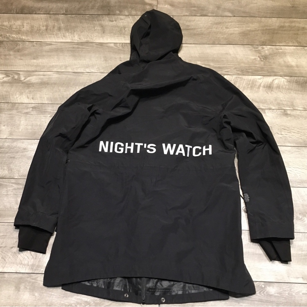 Rare Drop Dead Night’s Watch Game of Thrones Jacket W/Built in Mask Size Medium